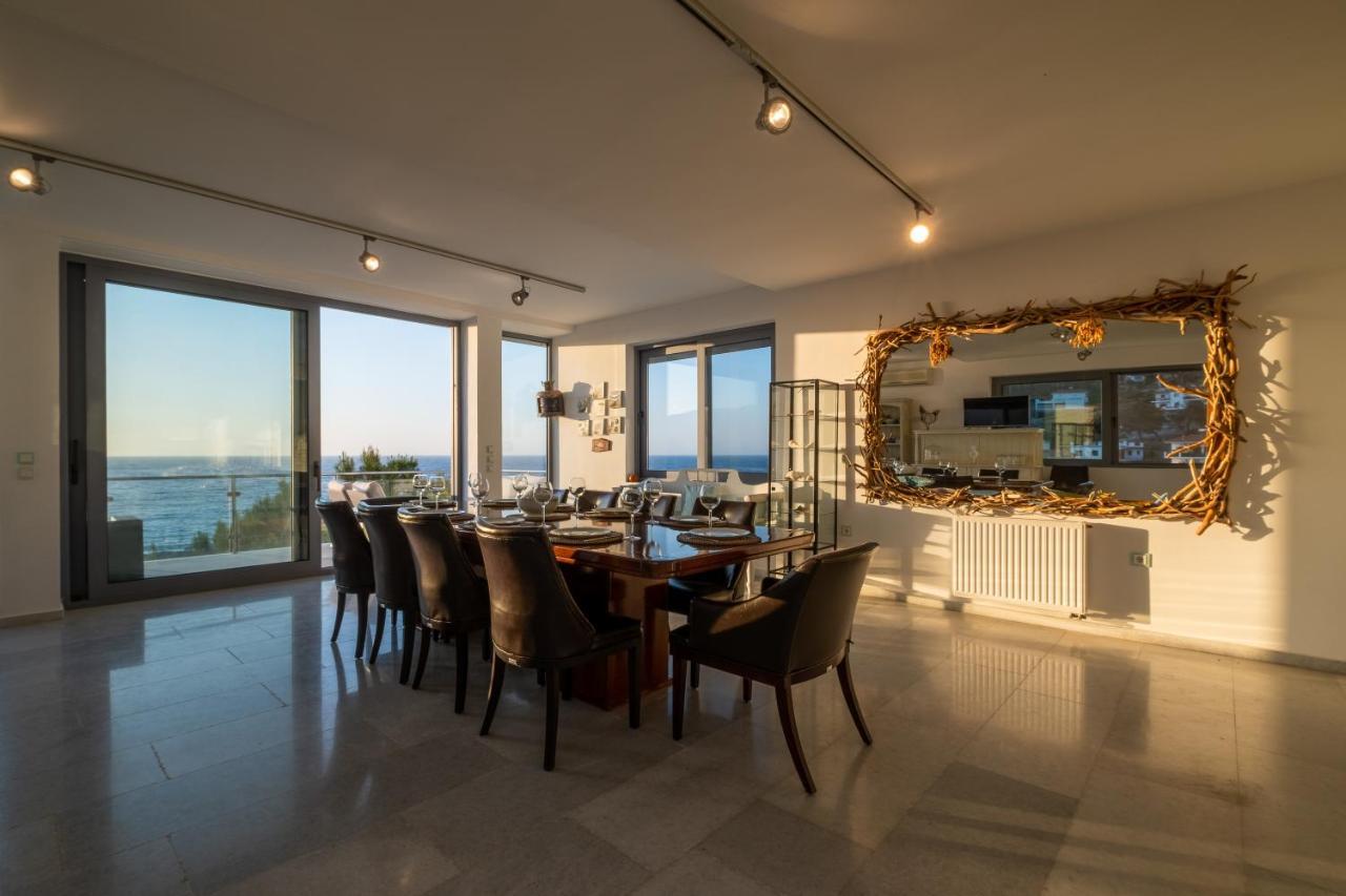 Icarus Luxury Beachfront Villa Gialiskari  Buitenkant foto